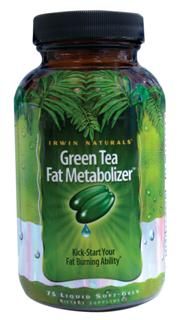 Green Tea Fat Metabolizer  (75 softgels) Irwin Naturals